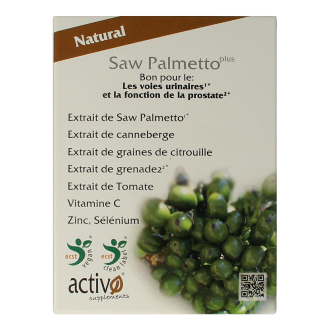 Saw palmetto plus 60 cápsulas vegetarianas