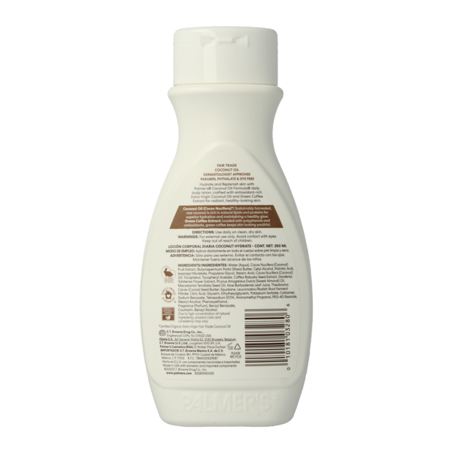 Loción corporal Palmer's Coconut Oil Formula 250 ml