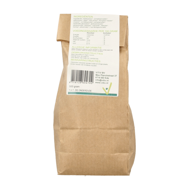 Muesli de espelta bio 500 gramos