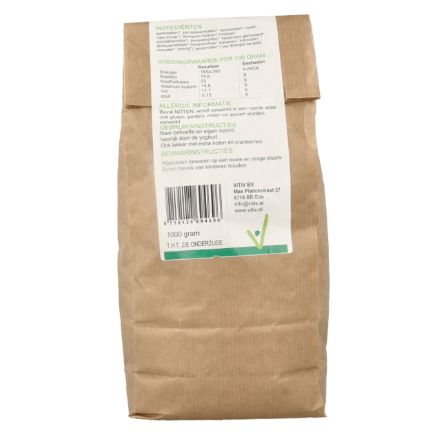 Muesli de espelta bio 1 kilogramo