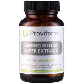 Proviform Proviform Ginkgo biloba super extract 200mg 60 Vegetarische capsules