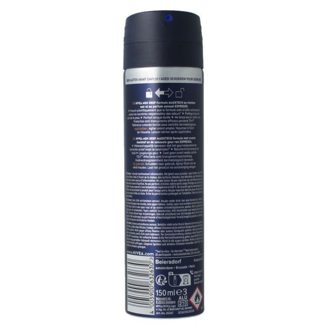 Nivea Men Deodorant Deep Espresso Spray 150 ml