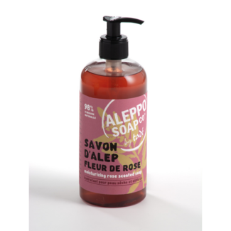 Aleppo Soap Co Aleppo Soap Co Rooszeep met pomp 500 Milliliter