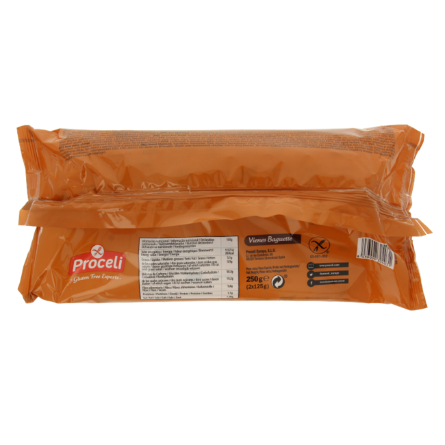 Proceli Vienes baguette 250 gramos