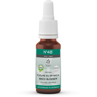 Bach Bloesem Bach Flower Bach flower mix 48 stop smoking organic 20 Millilitres