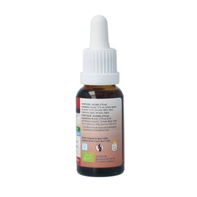 Bach flower blend 46 anger organic 20 Millilitres