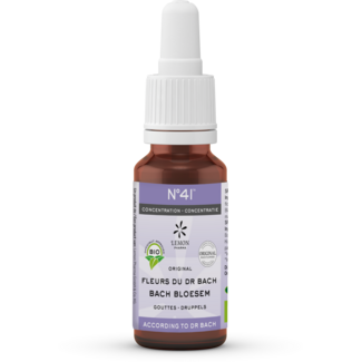 Bach Bloesem Bach Flower blend 41 concentration organic 20 Millilitres