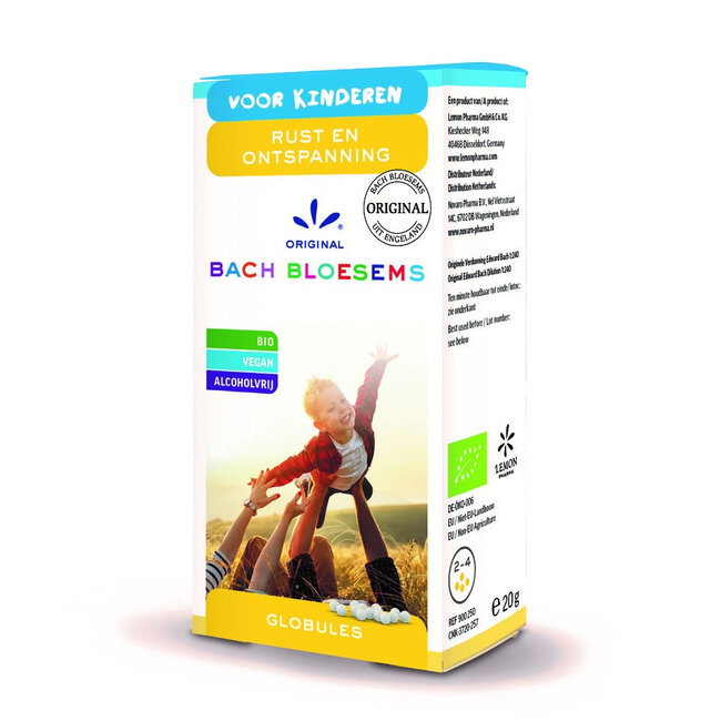 Bachblüten Globuli Perlen Kind Ruhe/Entspannung Bio 20 Gramm