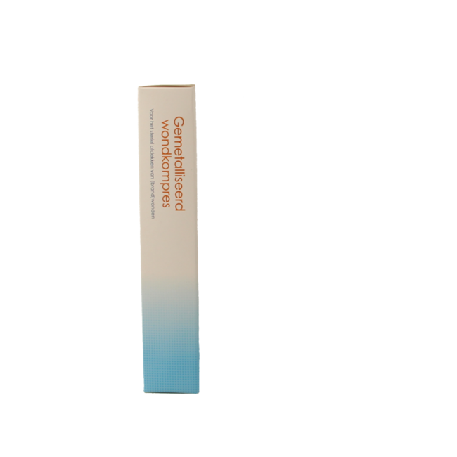 Compresa pequeña Heka metalizada para heridas 10 x 12 cm estéril, 10 unidades