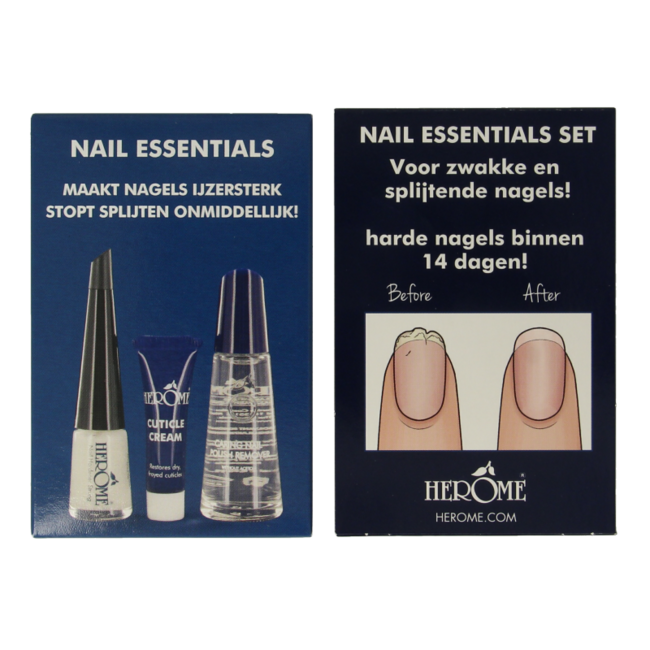 Coffret Herome Essentials pour ongles fragiles et dédoublés 1 Set