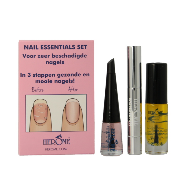 Herome Essentials Set für künstliche Nägel oder Medikamenteneinnahme 1 Set