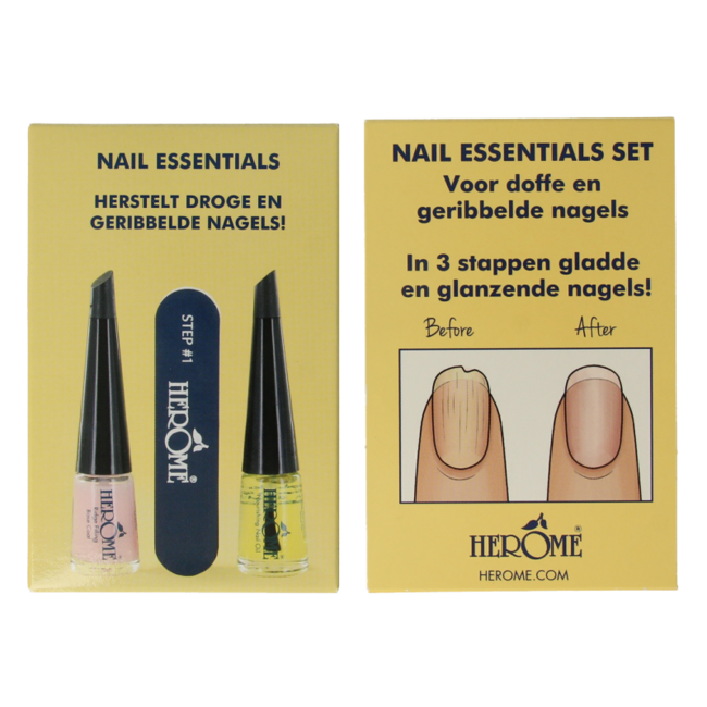 Herome Essentials set voor droge & geribbelde nagels 1 Set