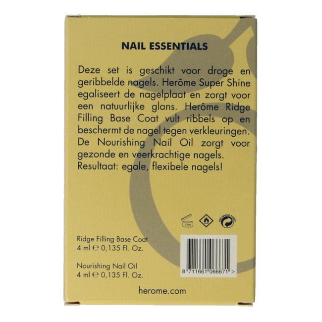 Zestaw Herome Essentials do suchych i bruzdowatych paznokci 1 zestaw