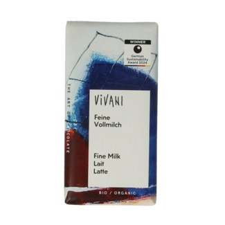Vivani Vivani Minibars de chocolat au lait bio 12,5 Grammes