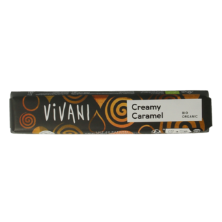 Vivani Chocolate To Go creamy caramel organic 40 Gram