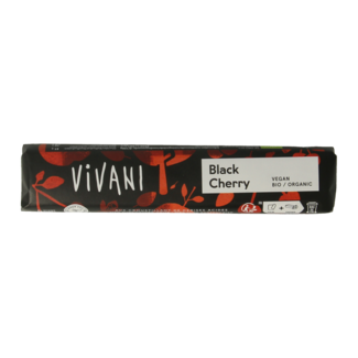 Vivani Chocolate To Go cereza negra vegano bio 35 gramos