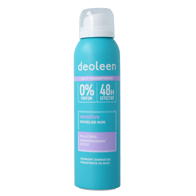 Deoleen Desodorante en spray satin sensitive sin alcohol 150 mililitros