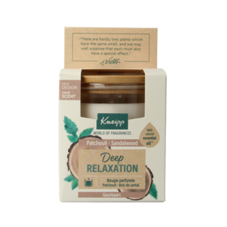 Kneipp Kneipp Vela aromática sándalo pachulí 145 gramos
