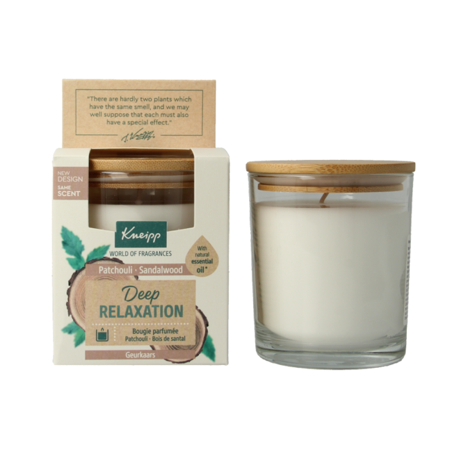 Candela Profumata Kneipp Sandalo e Patchouli 145 Grammi