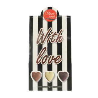 Voor Jou! For You! Black & White With Love Gift Box 100g