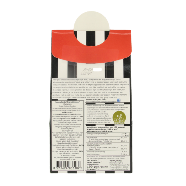 For You! Black & White With Love Gift Box 100g