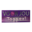 Voor Jou! Wensreep topper 70 Gram