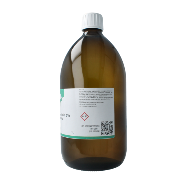 Orphi Chlorbleichmittel Natriumhypochlorit 5% 1 Liter