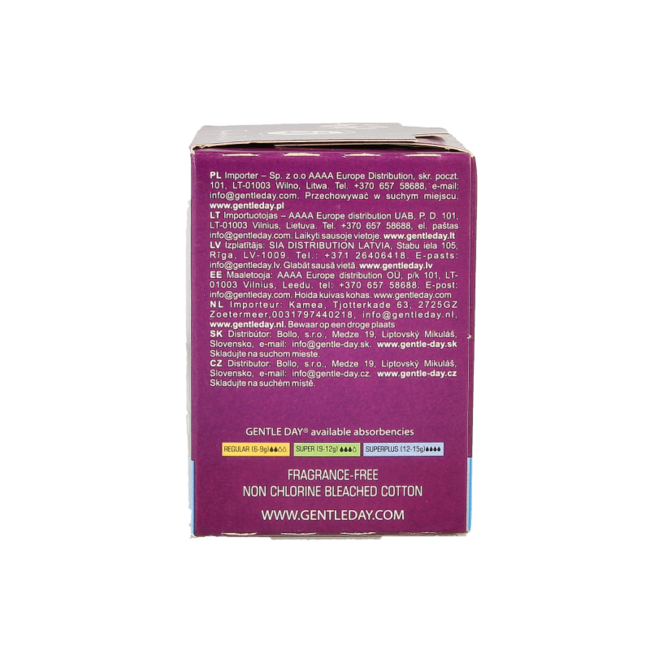Gentle Day Tampon super plus 15 Pieces