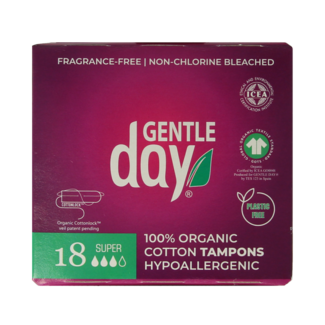 Gentle Day Tampons Gentle Day Super 18 pièces