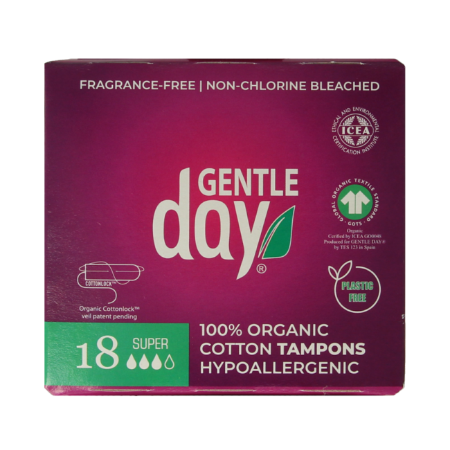 Gentle Day Super Tampons 18 Pack
