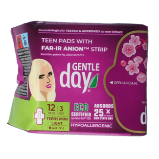 Gentle Day Podpaski dla nastolatek, 12 sztuk