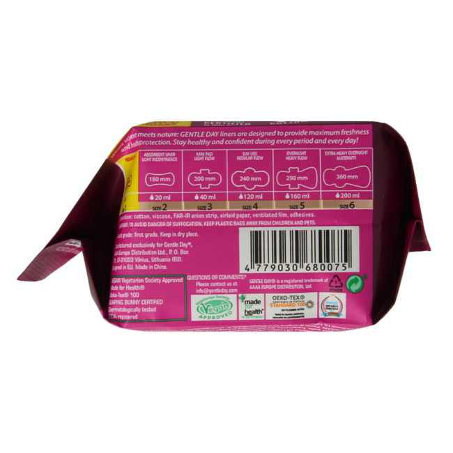 Gentle Day Panty Liners 15 Pieces