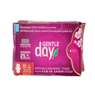 Gentle Day Day Sanitary Pads 10 Pieces