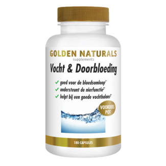 Golden Naturals Golden Naturals Vocht & doorbloeding 180 Capsules