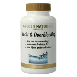 Golden Naturals Vocht & doorbloeding 60 Capsules