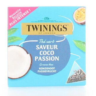 Twinings Twinings Té negro coco fruta de la pasión 20 bolsitas