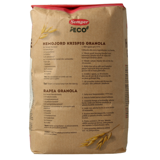 Flocons d'avoine sans gluten bio 1 Kilogramme