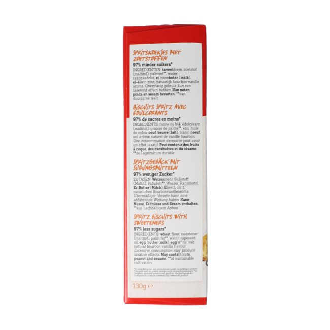 Damhert Plain Shortbread Biscuits 130g