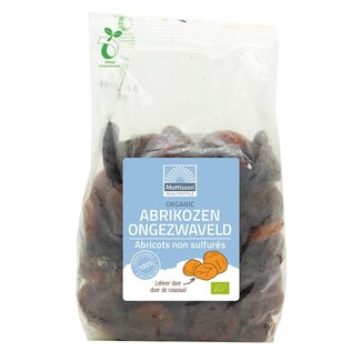 Mattisson Mattisson Albaricoques sin azufre bio 500 gramos