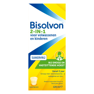 Bisolvon Saft 2-in-1 zuckerfrei 120 Milliliter