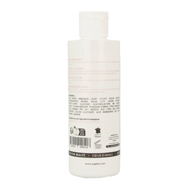 Argiletz Champú de arcilla para cabello seco bio 200 mililitros