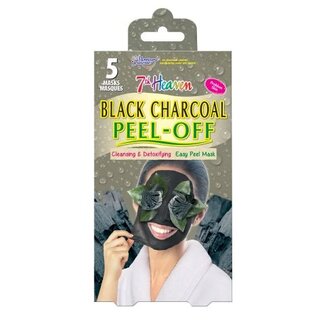 Montagne Montagne 7th Heaven Maschera Peel-Off al Carbone Nero Multipack 5 Pezzi
