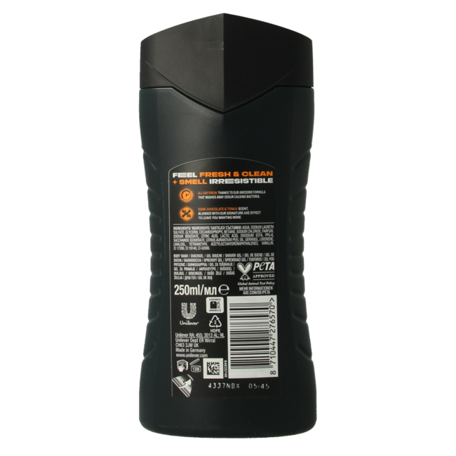 AXE Gel de ducha dark temptation 250 mililitros