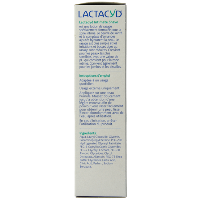 Lactacyd Intimate shave 200 Millilitres