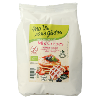 Ma Vie Sans Ma Vie Sans Pfannkuchen-, Waffel- und Crêpes-Backmischung glutenfrei bio 300 Gramm