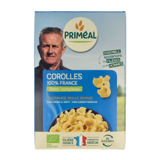 Primeal Primeal Corolle pasta semi-integral bio 400 gramos