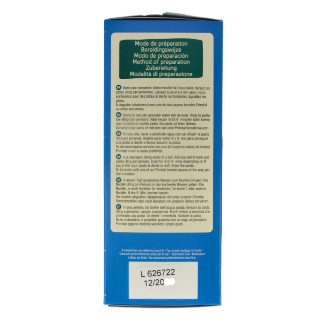 Primeal Corolle halfvolkoren pasta bio 400 Gram