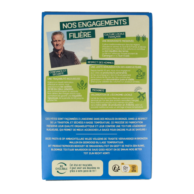 Primeal Corolle Halbvollkorn-Pasta Bio 400 Gramm