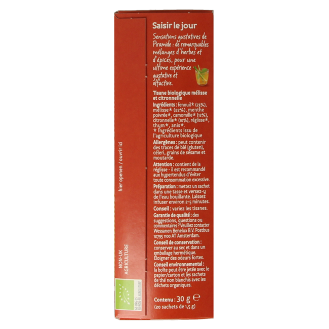 Infusion Pluk de dag éco bio 20 sachets