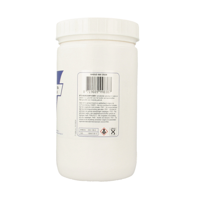 Ácido bórico en polvo BT'S 800 g